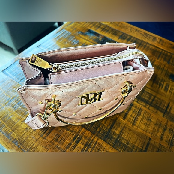 Badgley Mischka Pastel Pink Crossbody/Clutch Purse - Picture 6 of 6